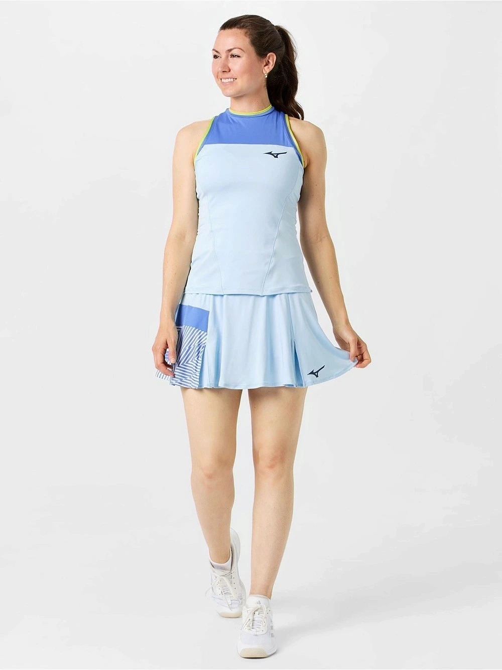 Mizuno Women's Printed Flying Skirt in Blue